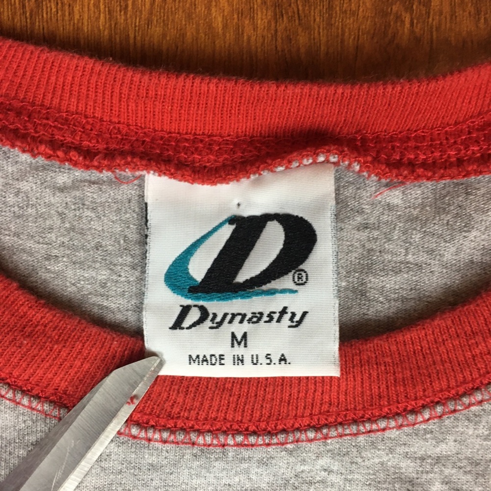Vintage Angels Raglan Long-sleeve Baseball Tee - Picture 4 of 5